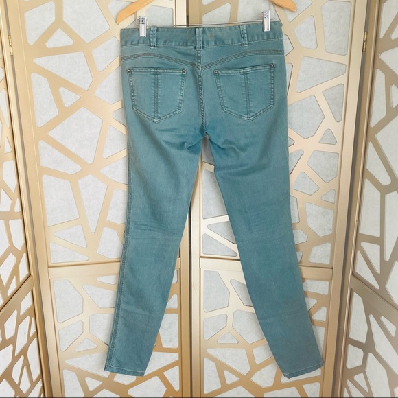 Free People Teal Skinny Jeans - Picture 3 of 4